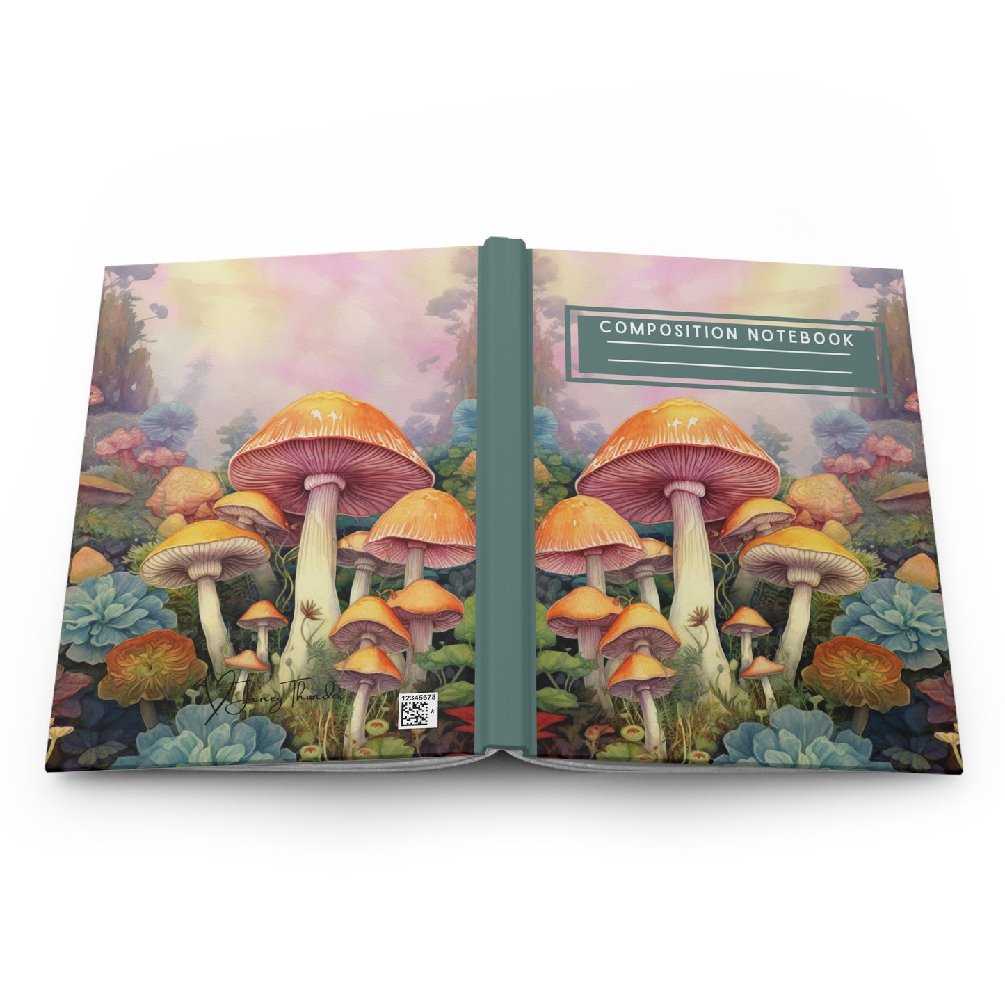 Enchanted Forest of Mushrooms: Hardcover Matte Journal