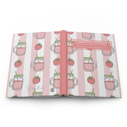 Strawberry Bliss: Hardcover Matte Journal