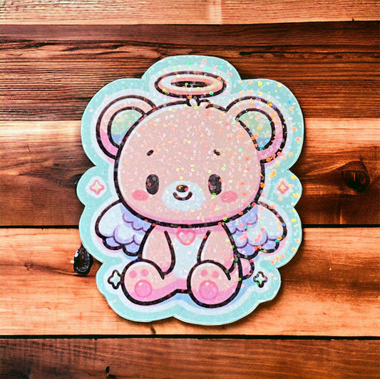 Chibi Bear Kawaii Holographic Sticker