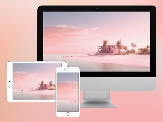 Peaceful Beach Desktop Wallpaper